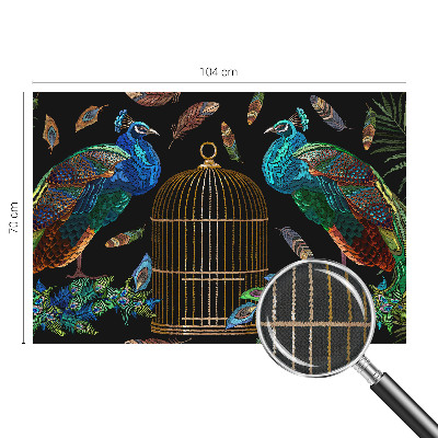 Fotomurale adesivo Immagine di pavone