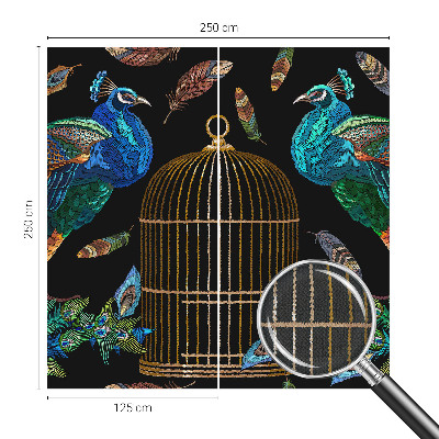 Fotomurale adesivo Immagine di pavone