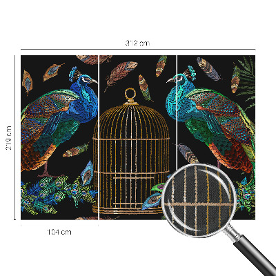 Fotomurale adesivo Immagine di pavone