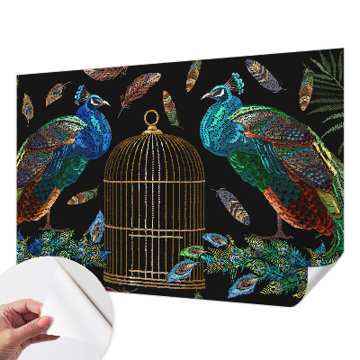 Fotomurale adesivo Immagine di pavone