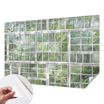 Carta da parati 3D Foresta verde