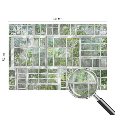 Carta da parati 3D Foresta verde