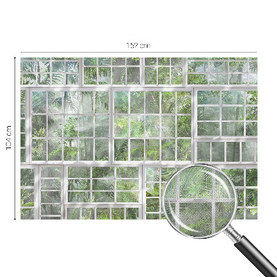 Carta da parati 3D Foresta verde