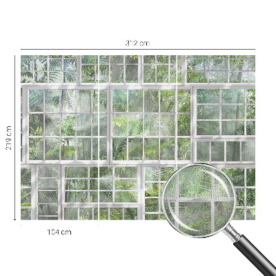 Carta da parati 3D Foresta verde