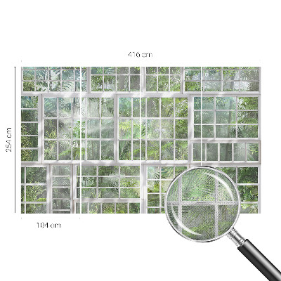 Carta da parati 3D Foresta verde