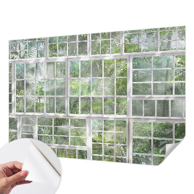 Carta da parati 3D Foresta verde