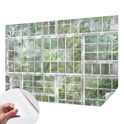 Carta da parati 3D Foresta verde