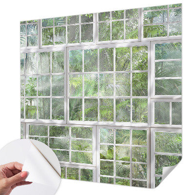 Carta da parati 3D Foresta verde