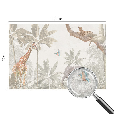 Fotomurale 3D oasi tropicale