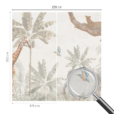 Fotomurale 3D oasi tropicale