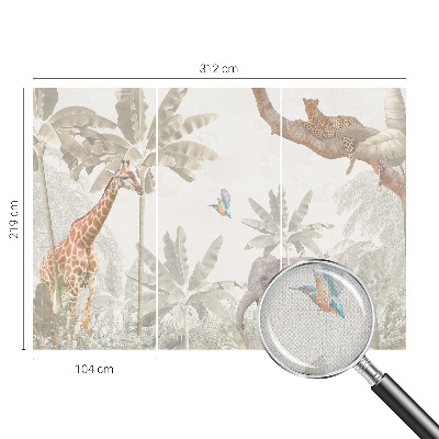 Fotomurale 3D oasi tropicale