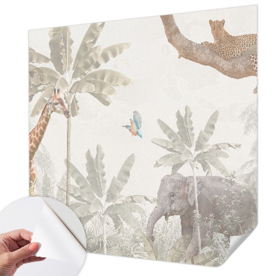 Fotomurale 3D oasi tropicale