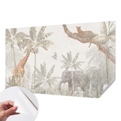 Fotomurale 3D oasi tropicale