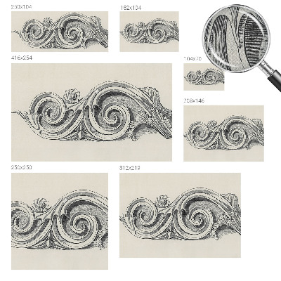 Carta da parati per cameretta Ornamento per piante