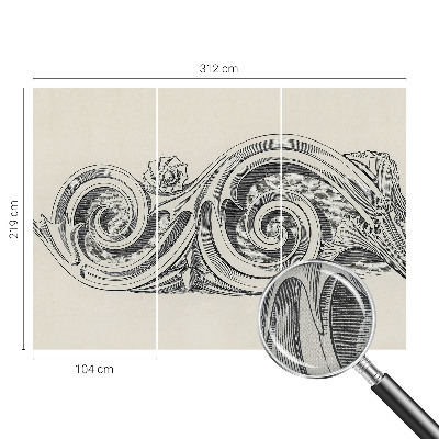 Carta da parati per cameretta Ornamento per piante