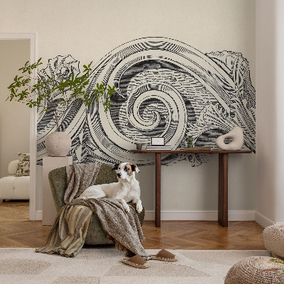 Carta da parati per cameretta Ornamento per piante