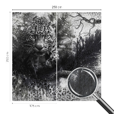 Fotomurale per bambini leopardi astratti