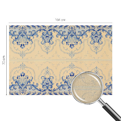Fotomurale adesivo ornamenti blu