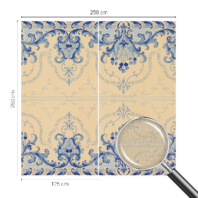 Fotomurale adesivo ornamenti blu