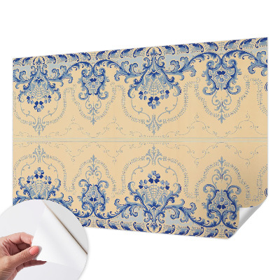 Fotomurale adesivo ornamenti blu