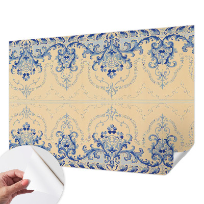 Fotomurale adesivo ornamenti blu