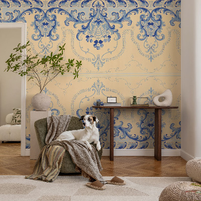 Fotomurale adesivo ornamenti blu