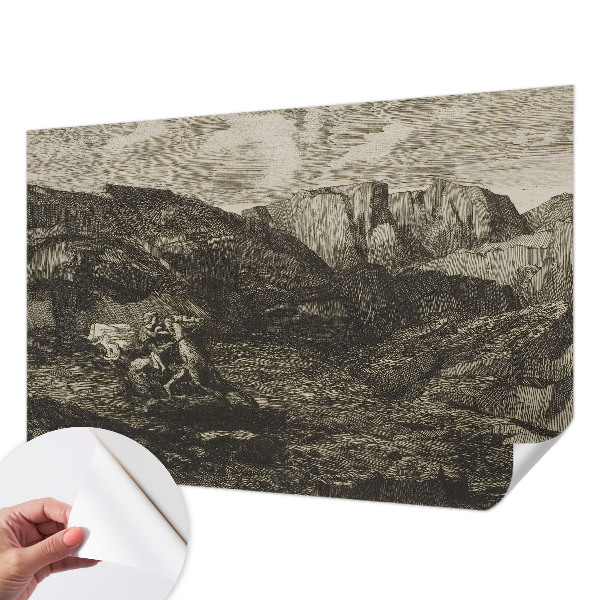 Carta da parati 3D Viaggio in montagna