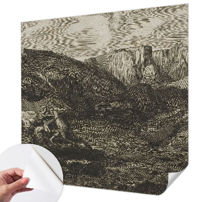 Carta da parati 3D Viaggio in montagna