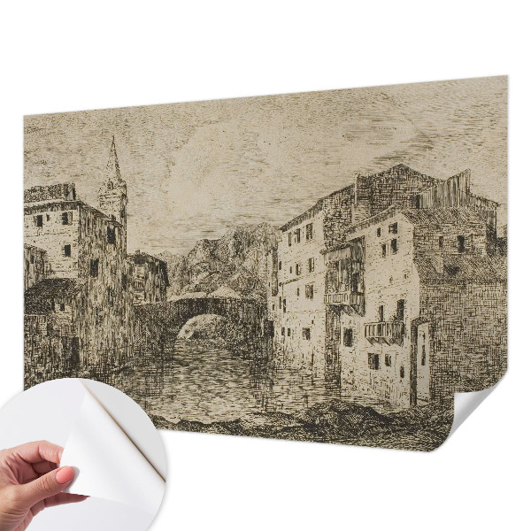 Fotomurale 3D Panorama della città