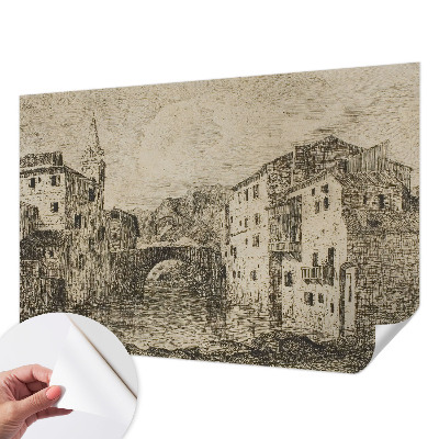 Fotomurale 3D Panorama della città