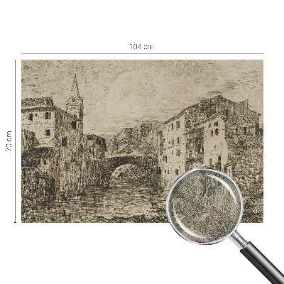 Fotomurale 3D Panorama della città