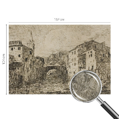 Fotomurale 3D Panorama della città