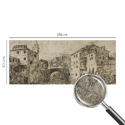 Fotomurale 3D Panorama della città