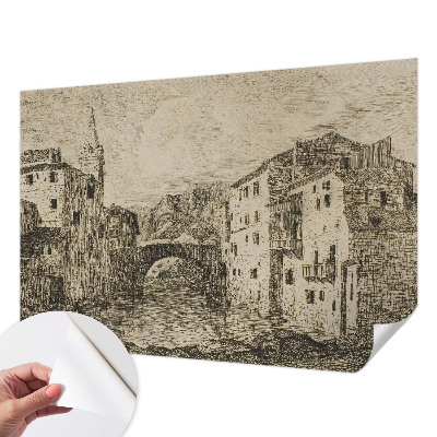 Fotomurale 3D Panorama della città