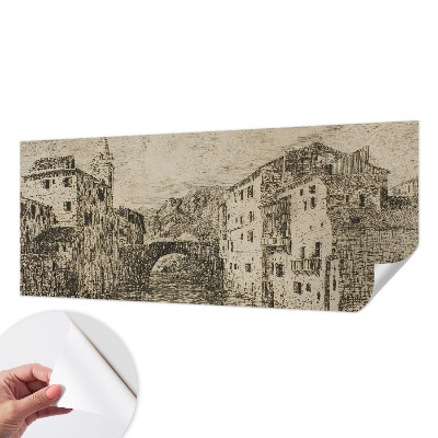 Fotomurale 3D Panorama della città