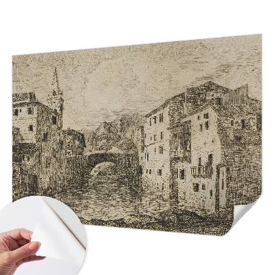 Fotomurale 3D Panorama della città