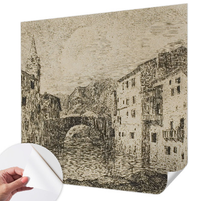 Fotomurale 3D Panorama della città