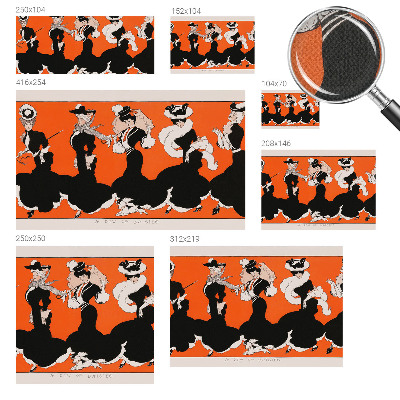 Carta da parati panoramica effetto 3D Abbigliamento femminile