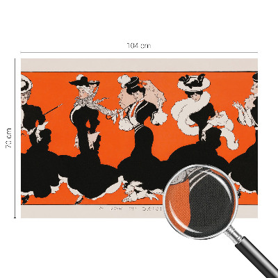 Carta da parati panoramica effetto 3D Abbigliamento femminile