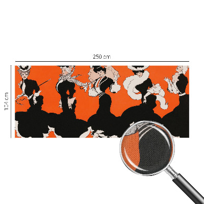 Carta da parati panoramica effetto 3D Abbigliamento femminile