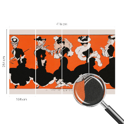 Carta da parati panoramica effetto 3D Abbigliamento femminile