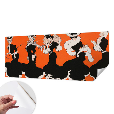 Carta da parati panoramica effetto 3D Abbigliamento femminile