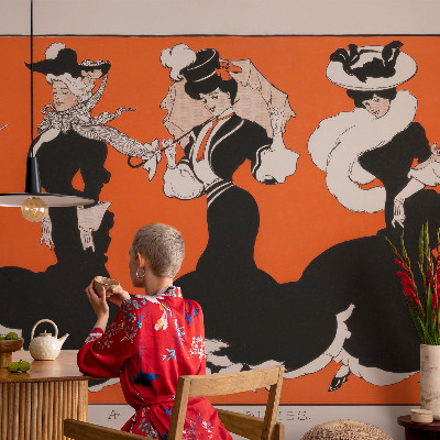 Carta da parati panoramica effetto 3D Abbigliamento femminile