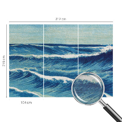 Carta da parati adesiva Onde del mare