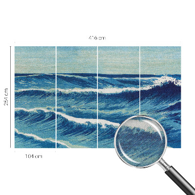 Carta da parati adesiva Onde del mare