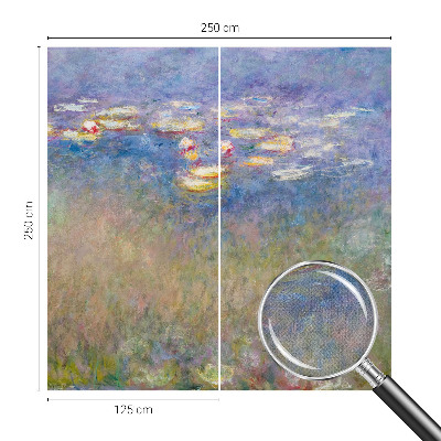 Fotomurale effetto 3D Ninfee