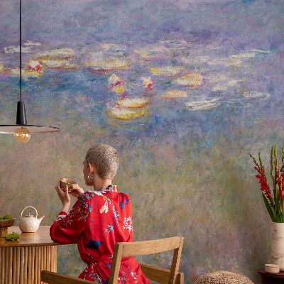 Fotomurale effetto 3D Ninfee