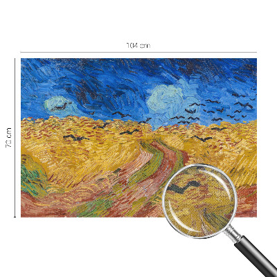 Carta da parati panoramica effetto 3D Paesaggio di campo