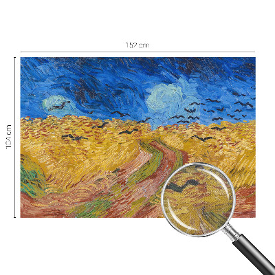 Carta da parati panoramica effetto 3D Paesaggio di campo