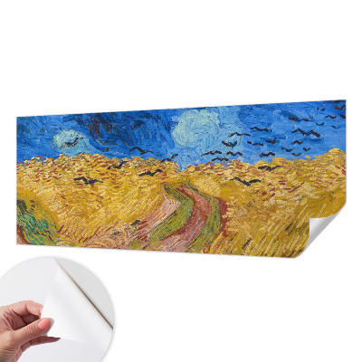 Carta da parati panoramica effetto 3D Paesaggio di campo